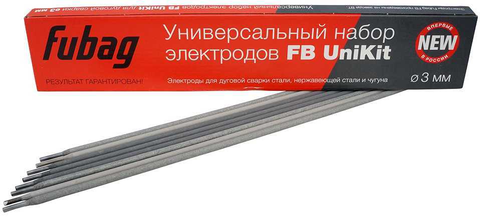 FUBAG Универсальный набор электродов FB UniKit O 3мм (0.9 кг) (38883) Материалы для MMA сварки фото, изображение