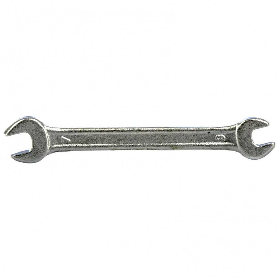 Ключ рожковый, 6 х 7 мм, хромированный Sparta Ключи рожковые фото, изображение