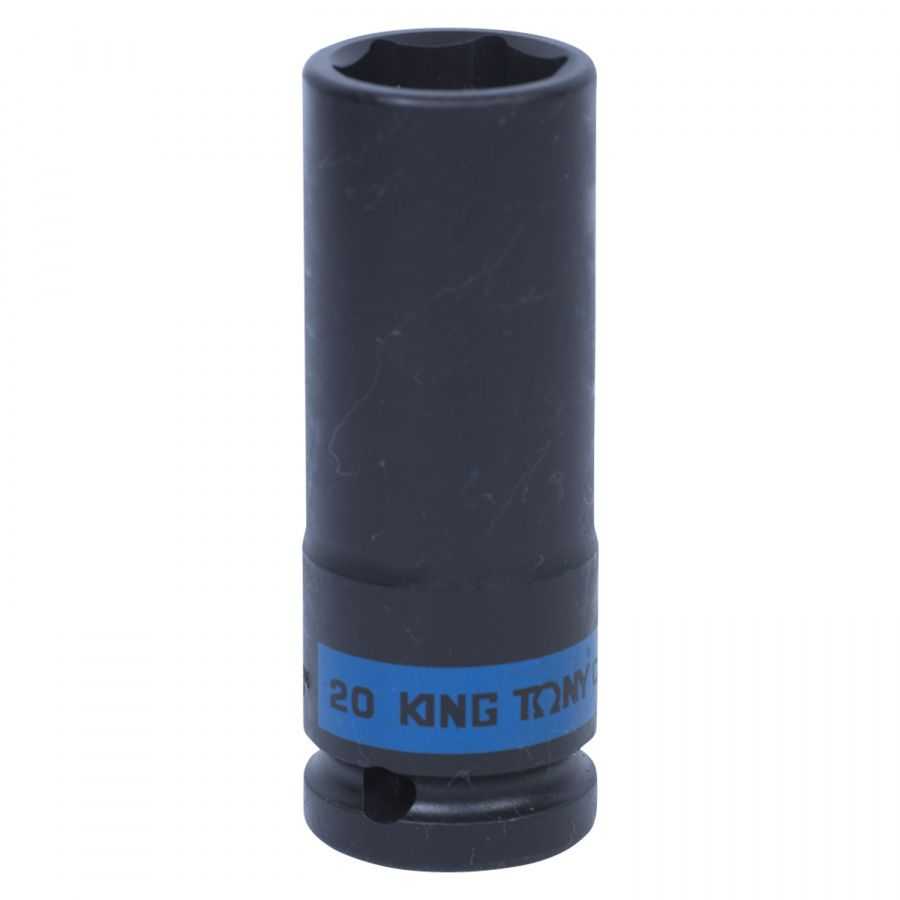 Головка торцевая ударная глубокая шестигранная 1/2", 20 мм KING TONY 443520M Торцевые головки ударные фото, изображение