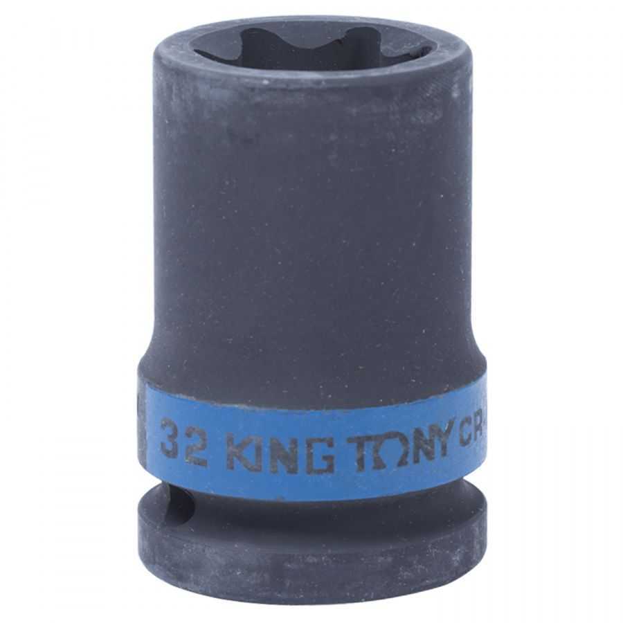 Головка торцевая ударная TORX Е-стандарт 3/4", E32, L = 56 мм KING TONY 657532M Торцевые головки ударные фото, изображение