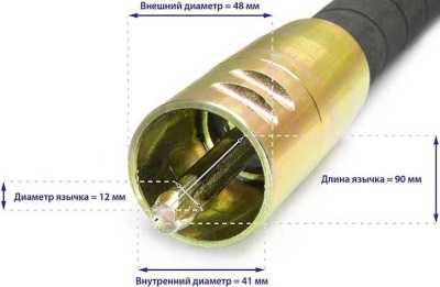 Гибкий вал с вибронаконечником ТСС ВВН 8/70ДУ (дл.8000 мм; диам. 70мм) Глубинные Вибраторы фото, изображение
